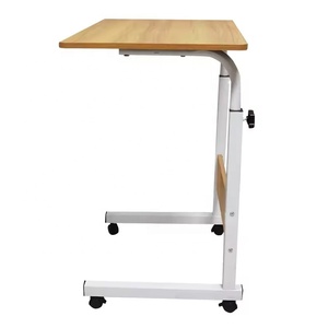 Shaohua Portable <strong>Rolling</strong> Desk Small <strong>Computer</strong> Desk Adjustable Height Mobile Stand up Desk Storage <strong>Table</strong> - Product Image 5