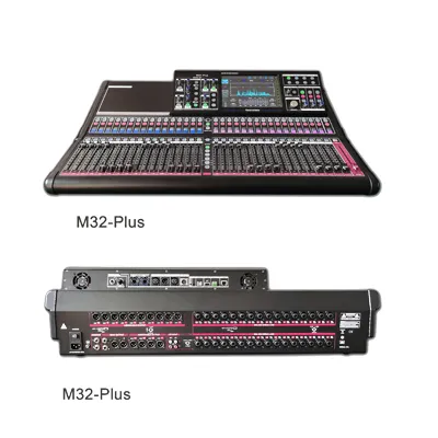 Console de mixage de haute qualité, mélangeur Audio-vidéo professionnel, 16, 24, 32 canaux, son numérique, avec alimentation fantôme 48V