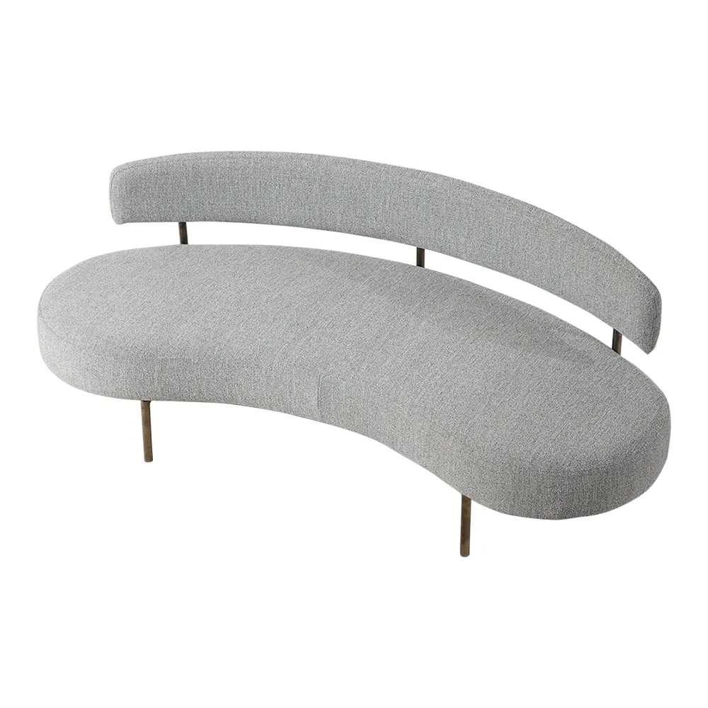 MIGLIO 5792 | Canapé simple moderne minimaliste en fer forgé Chaise de canapé design légère pour la maison