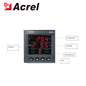 Acrel WHD72-11/JC LED Display with RS485 Communication and Alarm Function <strong>Temperature</strong> &amp; Humidity <strong>Controller</strong> - Product Image 3