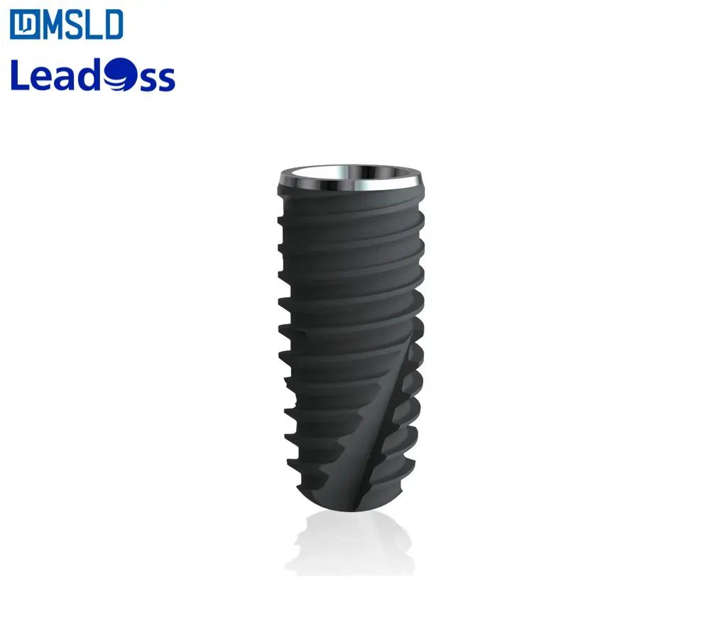 Msld Leadoss Dental Implant Titanium Gebaseerd Ondergedompeld Type Bone Niveau Dental Implant Fabrikant Fabriek Prijs