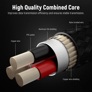 Cable MIDI USB tipo C personalizado de 72,4 "/184cm de longitud con teclado/sintetizador de conexión de entrada y salida - Product Image 5