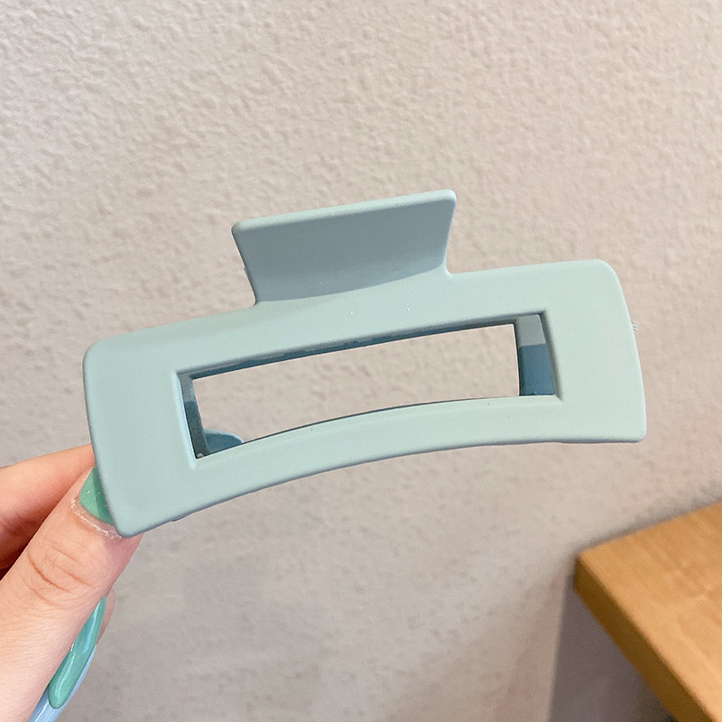12# Clip carré bleu clair - 10,5 cm