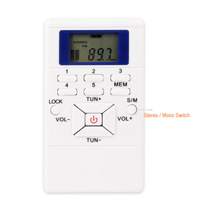 Tốt nhất sản phẩm mới xách tay DSP FM Đài phát thanh Máy quét túi kích thước thể thao FM Đài phát thanh cuộc họp xách tay FM kỹ thuật số Stereo đài phát thanh - Product Image 2