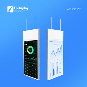 Fodisplay 55-Inch Ultra-Thin Double-Sided Digital Poster <strong>LCD</strong> Advertising Player Electronic Signage Text <strong>Display</strong> <strong>Function</strong> OEM - Product Image 1