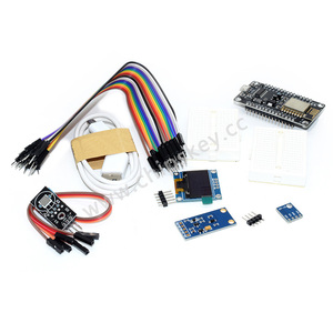 # CKX9476 ESP8266 Wetterstations-Kit mit DHT11-Temperatur Luft feuchtigkeit BMP180 0,96 "OLED IIC Yellow Blue Display für Arduinos