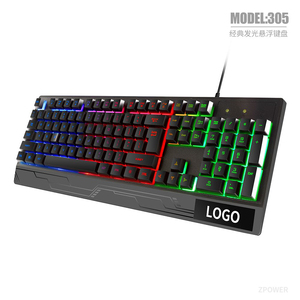 104-<strong>key</strong> RGB LED-backlit gaming <strong>keyboard</strong> 12 <strong>lighting</strong> modes USB wired <strong>keyboard</strong> for laptops and <strong>computers</strong> - Product Image 3