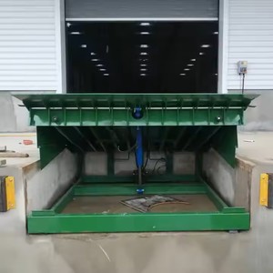 Automatic Lnstallable Unloading Swing Dock Leveller Container <strong>Loading</strong> Ramp with Adjustable Height Legs