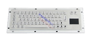 U Shape <strong>Keys</strong> Metal <strong>Keyboard</strong> with Trackball and <strong>Number</strong> Keypad - Product Image 2