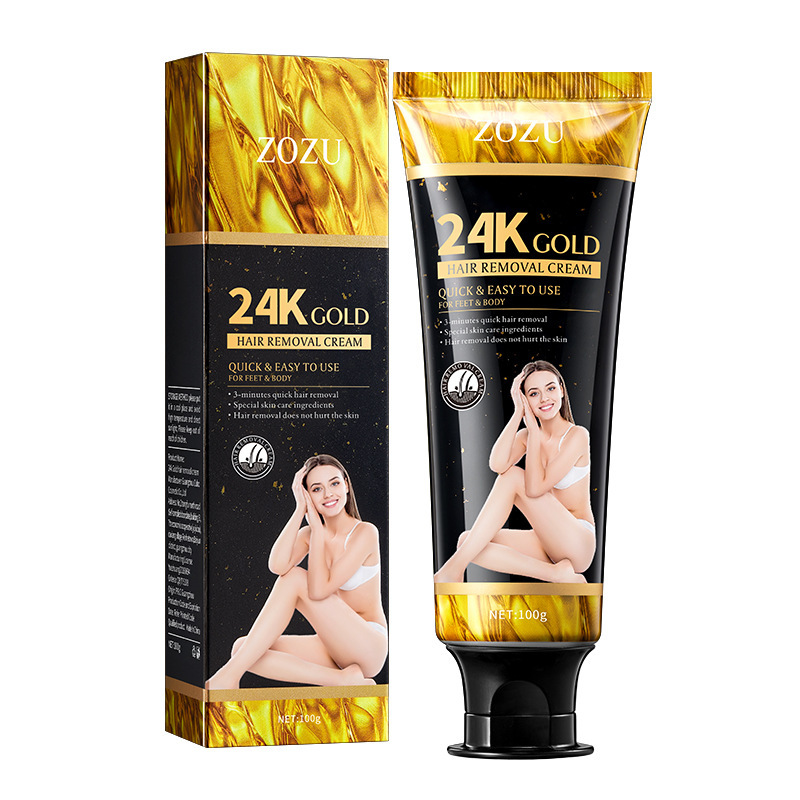 08-ZOZU24K Gold Hair Removal Cream 100g