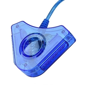 PS2游戏手柄至PS3电脑控制器转换器的双端口三角形USB适配器 - Product Image 3