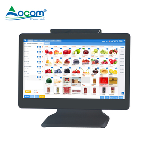 15.6 Inch Cheap All in One Desktop Point of Sale System Touch Screen windows <strong>Linux</strong> Pos Terminal