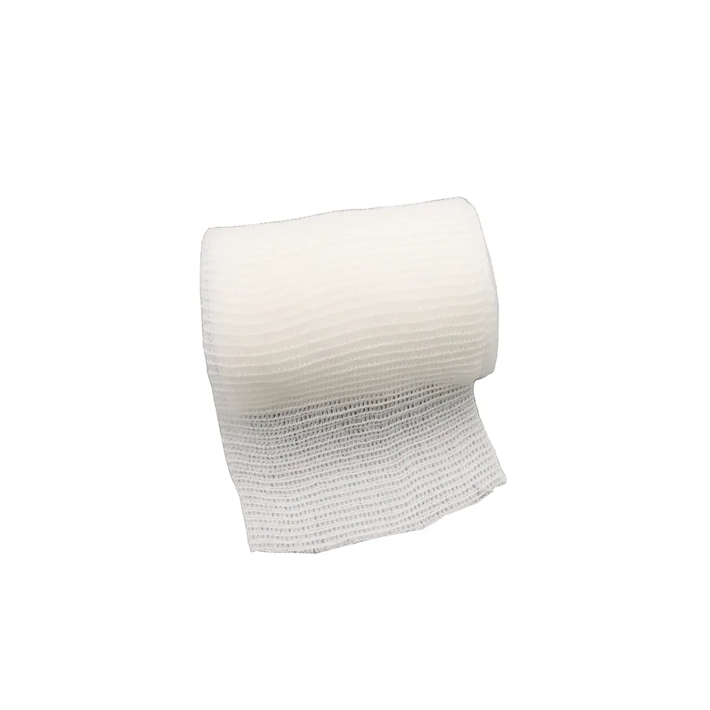 Bandage extensible en gaze BLUENJOY de qualité médicale stérile premiers soins des plaies rouleaux de pansement PBT avec adhésif