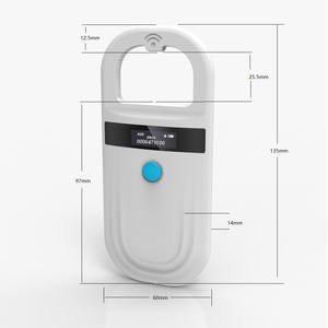Nhà máy trực tiếp Pet ID chip Máy quét kỹ thuật số USB RFID Dog Cat động vật cầm tay 134.2kHz nhận dạng Thẻ tag Đầu đọc chip - Product Image 2
