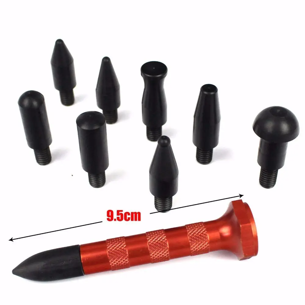 9 Head Leveling Pen Car Dent Repair Tool Shaping Pen Bump Hail Pit Dent Car Dent Body Repair Tools