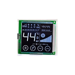 Weitwinkel Sieben-Segment-Anzeige Ic-Treiber Zahnrad-Modul Schwarz Va Thermostat Lcd mit Touchscreen-Panel - Product Image 2