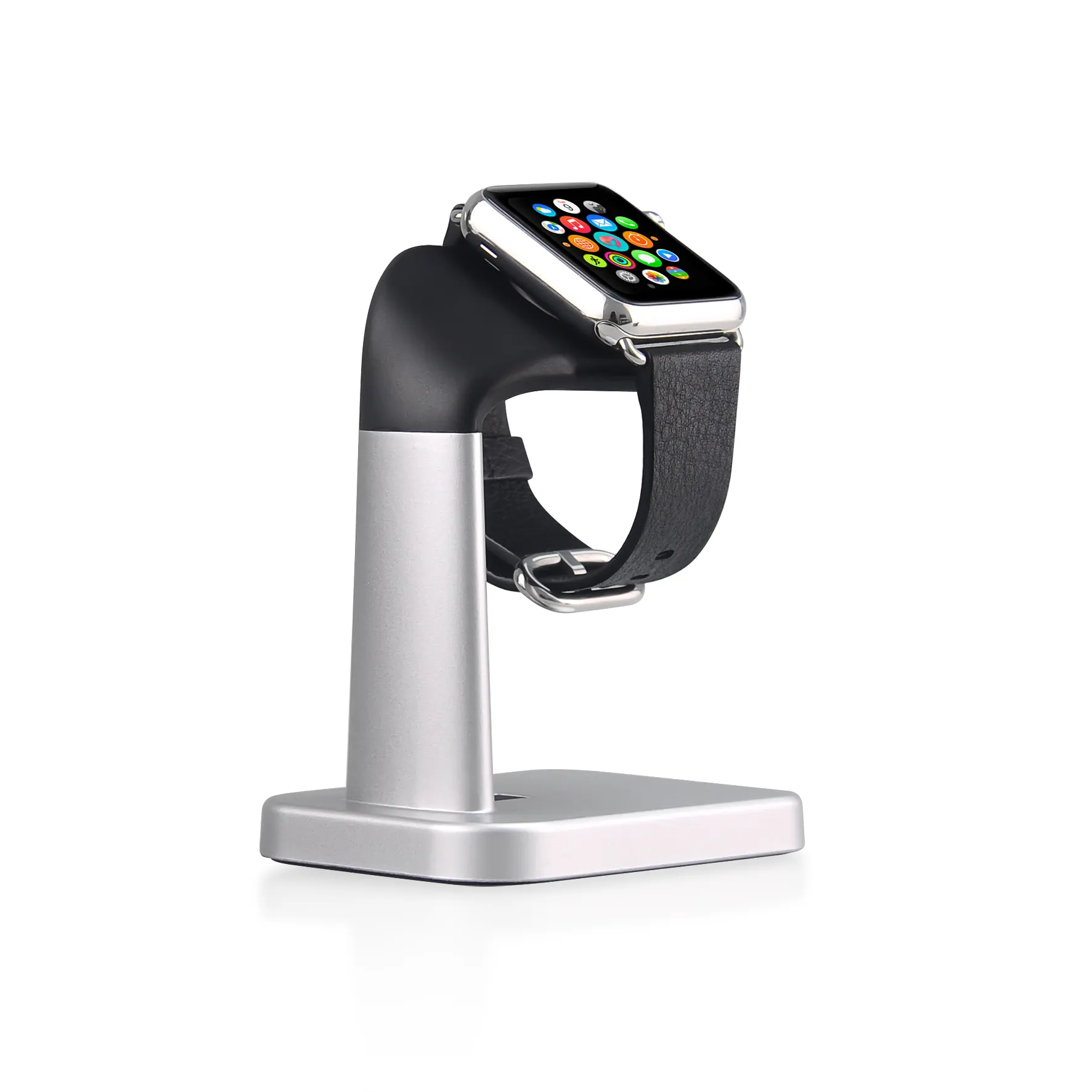 Mini estação de carregador de relógio para Apple Watch, suporte portátil para smartwatch de mesa