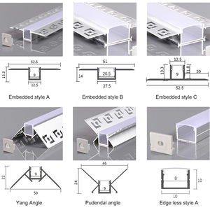 批发价格铝槽线灯带管灯室内商场办公Led线灯 - Product Image 6