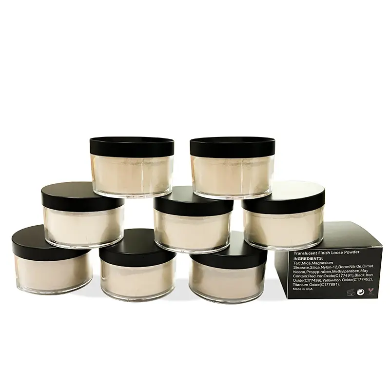 Kosmetik Mineral bedak Foundation riasan wajah kualitas bagus 17 warna bedak Setting longgar alami wanita MSDS OEM/ODM