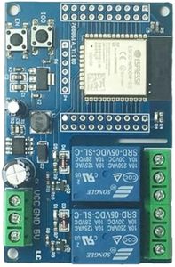 DC5-60V di alimentazione ESP32-WROOM-32E scheda di sviluppo I/O porta Full Pin 2 canali ESP32 Bluetooth modulo relè BLE