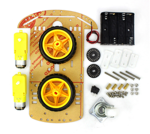 2019 4/2WD Robot Smart Car Chasis Kits con codificador de velocidad para Arduino 51 M26 DIY Education Robot Smart Car Kit para estudiantes niños