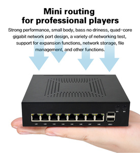 Sharerdp Factory RK3568 Mini PC 2.5G 2G Firewall Industrial Fanless 8Lan Pfsense Mini <strong>Computer</strong> Opensense Firewall Soft Stock - Product Image 5