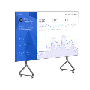 Wholesale Mobile LED Conference Machine Teaching <strong>System</strong> Led TV Stand P1.5 P1.875 P2.5 135 163 216 Inch Video Wall <strong>Display</strong> Screen - Product Image 2