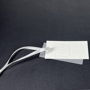 2024 <strong>High</strong> <strong>Quality</strong> Custom Design Printing logo Garment Paper hang Tag <strong>String</strong> Labels - Product Image 5