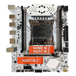 X99มาเธอร์บอร์ด LGA 2011-3เซ็ตพร้อม DDR4 16กิกะไบต์ (2*8กิกะไบต์) หน่วยความจำแรม2133MHz และ Xeon E5 2680 V3ซีพียูประมวลผล X99A4เมนบอร์ด - Product Image 4