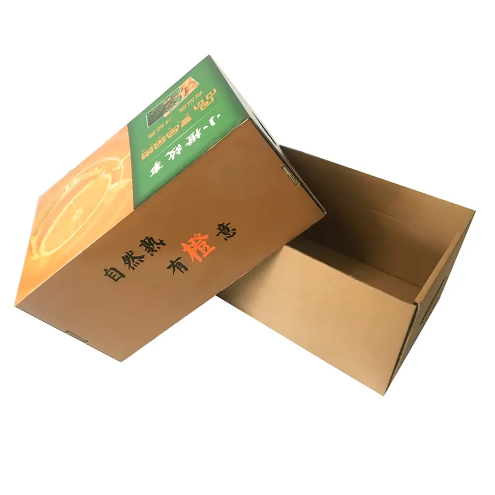 신선한 과일 골판지 포장 상자 감귤류/오렌지 과일 상자 포장 골판지 배송 상자