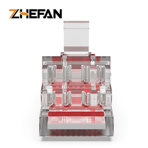 浙凡无工具插头无屏蔽cat6 cat6a rj45 utp梯形插孔模块化插头UTP rj45连接器免费工具 - Product Image 4