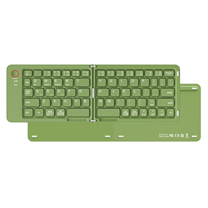 Compatible con múltiples dispositivos de carga rápida teclado inalámbrico Bluetooth ordenador portátil plegable Mini teclado inalámbrico