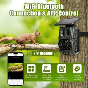 Мини Wi-Fi Trail Camera PH970S с батареей 5200 мАч и солнечной панелью Беспроводная функция - Product Image 4