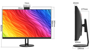 Manufactory 27 Inch IPS 2k 144HZ 165HZ Led AIO PC Ultra Bezel Desktop <strong>Computers</strong> I7 I5 12450H All in One Home PC I3 AIO PC - Product Image 4