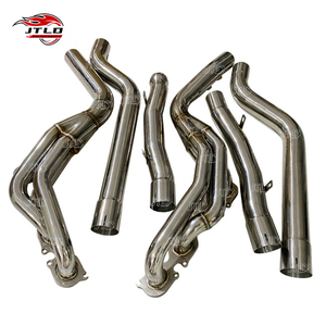 JTLD High Performance 304 Stainless Steel Exhaust Manifold <strong>Headers</strong> for Mercedes-Benz W204 C63 Amg M156 <strong>Header</strong>