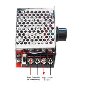 PWM DC regolatore di velocità del motore 7-70V 30A 12V 24V 60V 70V interruttore di controllo della velocità modulo DC spazzola regolatore del motore con indicatore di potenza - Product Image 5