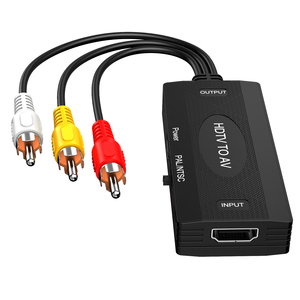 Convertidores de Cable de conversión de salida de señal RCA de entrada HDTV de alta definición 1080P HDTV2AV para proyector de Audio y vídeo - Product Image 1