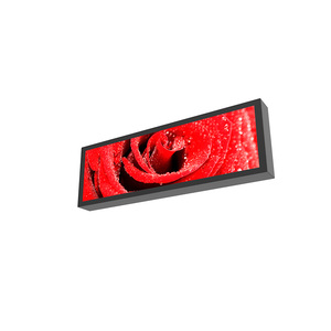 Stretched Bar Lcd Ultra Wide Shelf <strong>Display</strong> 37 Inch TFT <strong>Display</strong> Passenger Information <strong>System</strong>(PIS) Support Customization - Product Image 6