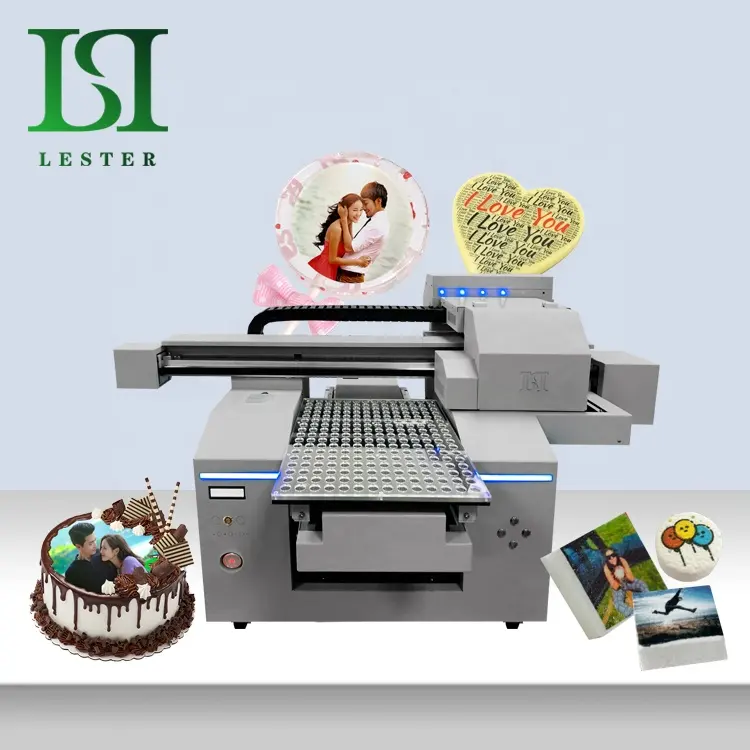 LSTA3-888 2022 nuova stampante per torte alimentari a velocità di stampa rapida DX9, stampante per Arting al cioccolato per negozio di alimenti e bevande