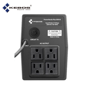 KEBOS PG 1000 Lite Monofásico 1000va 600W Protector contra sobretensiones de onda sinusoidal simulada Línea de respaldo ininterrumpida Ups interactivos - Product Image 3