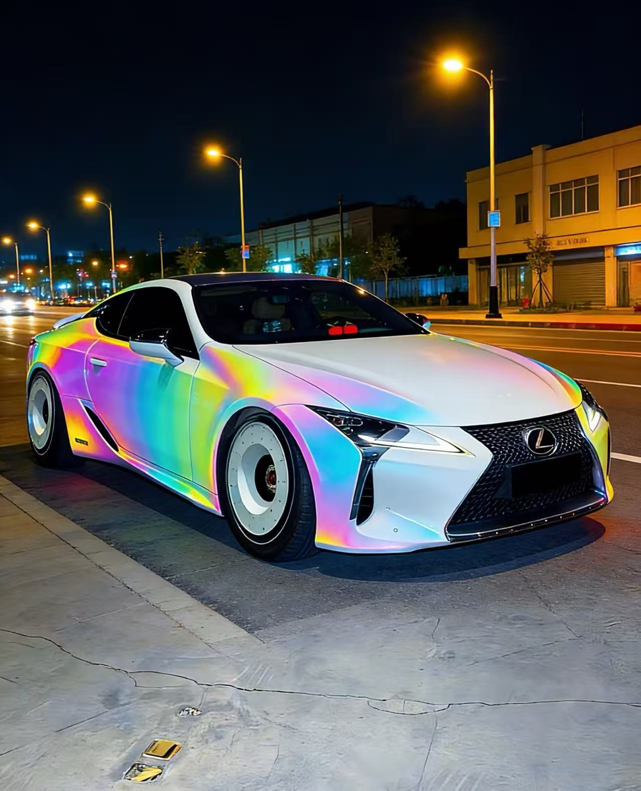 Colorful Prism White