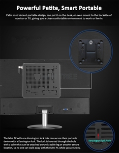 XEON-Mini ordenador PC Core i9, placa base, sistema dual de 10 núcleos, NVME, SSD, compatible con ECC Ram, Win10, PC para jugadores de escritorio, 2, 1 unidad - Product Image 4