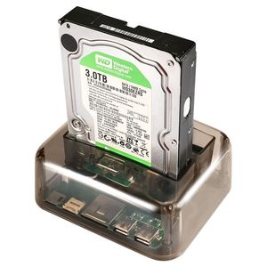 USB3.0双插槽硬盘底座塑料透明多功能2.5/3.5 IDE/SATA硬盘盒两用外部 - Product Image 5
