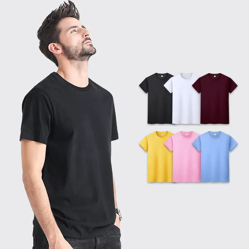 T-Shirt in cotone Premium 100% di alta qualità personalizza la maglietta personalizzata con o-collo da uomo con Logo stampato