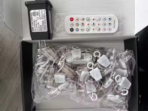 スマートフォンリモートLEDストリングライトカーテン装飾付きテキストパターンプログラム編集 - Product Image 4