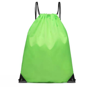 Profesional 210D Nylon Poliéster Draw String Sack Pack con Logo Designer Bolsas con cordón impermeables Mochila de cuerda personalizada - Product Image 3