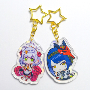 Móc Khóa Acrylic Hoạt Hình Trong Suốt Quyến Rũ In Hai Mặt Tùy Chỉnh Để Khuyến Mãi Quà Tặng - Product Image 5