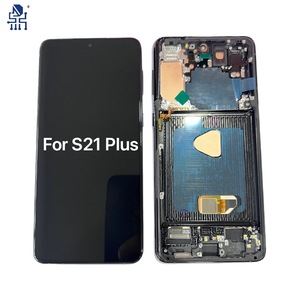 จอแสดงผล LCD พร้อมกรอบสำหรับ Samsung Galaxy S20 S22 S21 S23บวกหน้าจอสัมผัส OLED คุณภาพสูง100% ผ่านการทดสอบ
