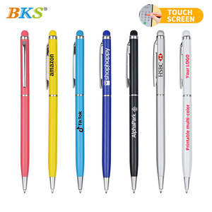 BKS Promotional Custom <strong>2</strong> in 1 Multi Function Metal Ball <strong>Pen</strong> Touch Screen Logo Tablet <strong>Stylus</strong> <strong>Pen</strong> - Product Image 2