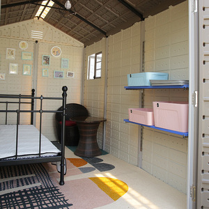 Chất Lượng Cao Di Động Thoáng Khí Ngoài Trời Lưu Trữ Container Nhà Trang Trại Thiết Kế Kho Sân Sử Dụng Công Cụ Vườn Phòng - Product Image 2